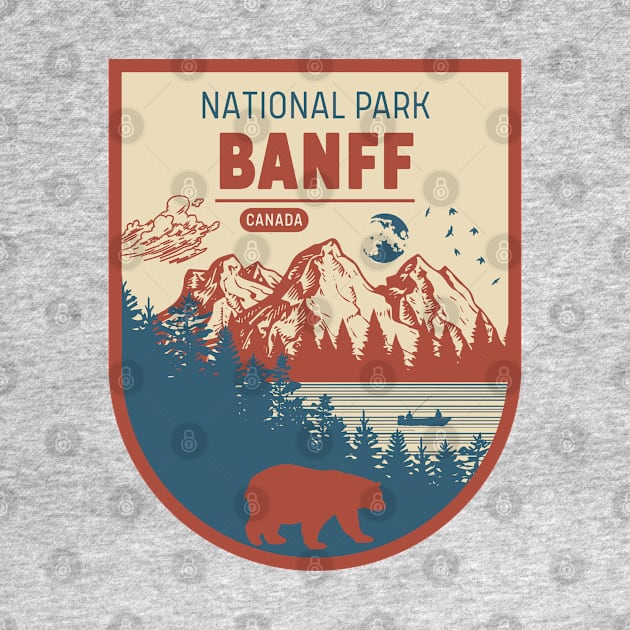 Retro Banff National Park by Alexander Luminova